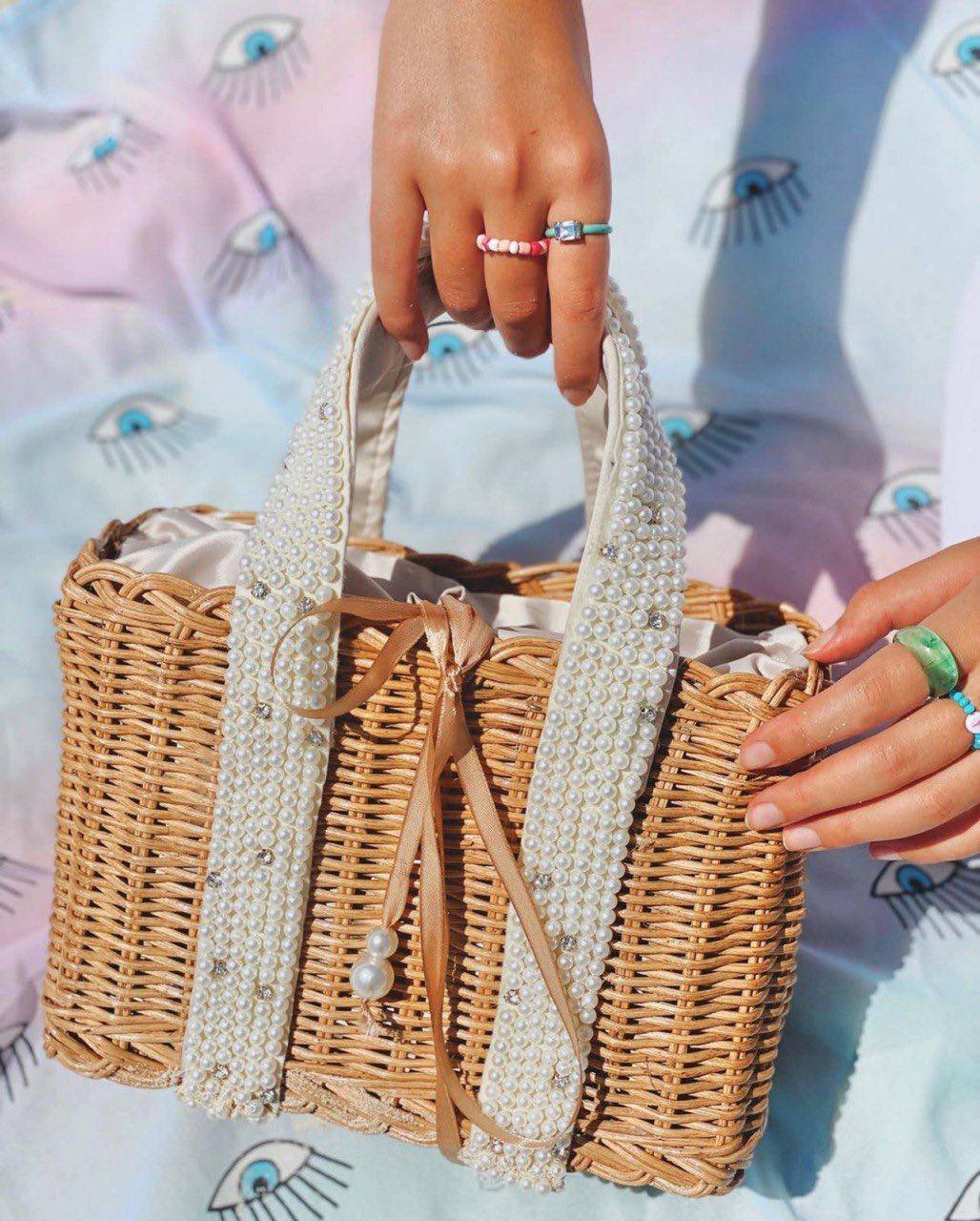 Crystal Dandousha Bamboo Bag