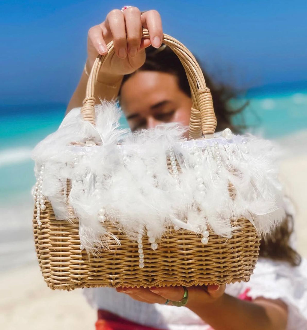 Feather Dandousha Bamboo Bag