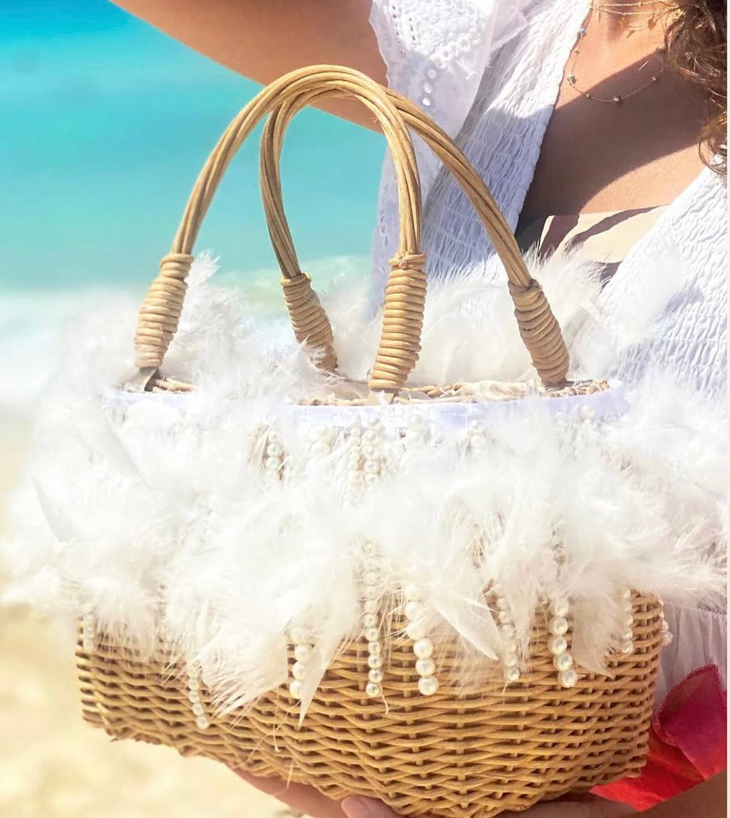 Feather Dandousha Bamboo Bag
